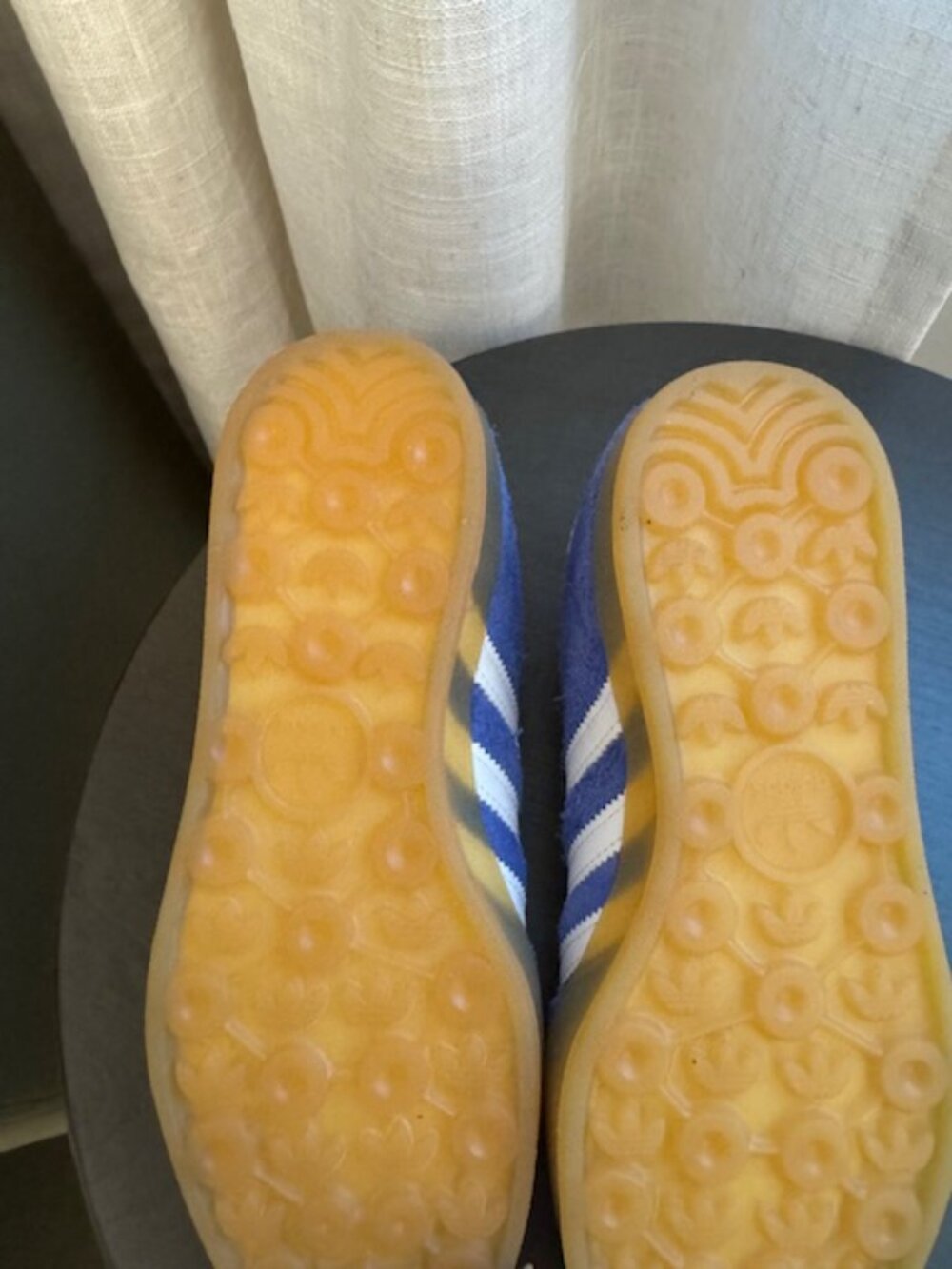 adidas Women's Blue and White Suede Sneakers - Picture 10 of 10